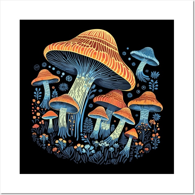 Mushroom Lover Wall Art by MushMagicWear